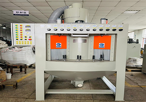 輸送式自動噴砂機 輸送式自動噴砂機